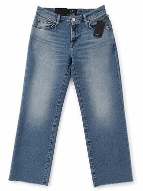 7 For All Mankind Luxe Vintage Ankle Straight Jeans 29 NWT